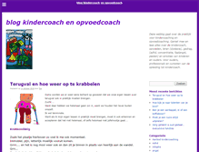 Tablet Screenshot of kindercoachingfriesland.nl